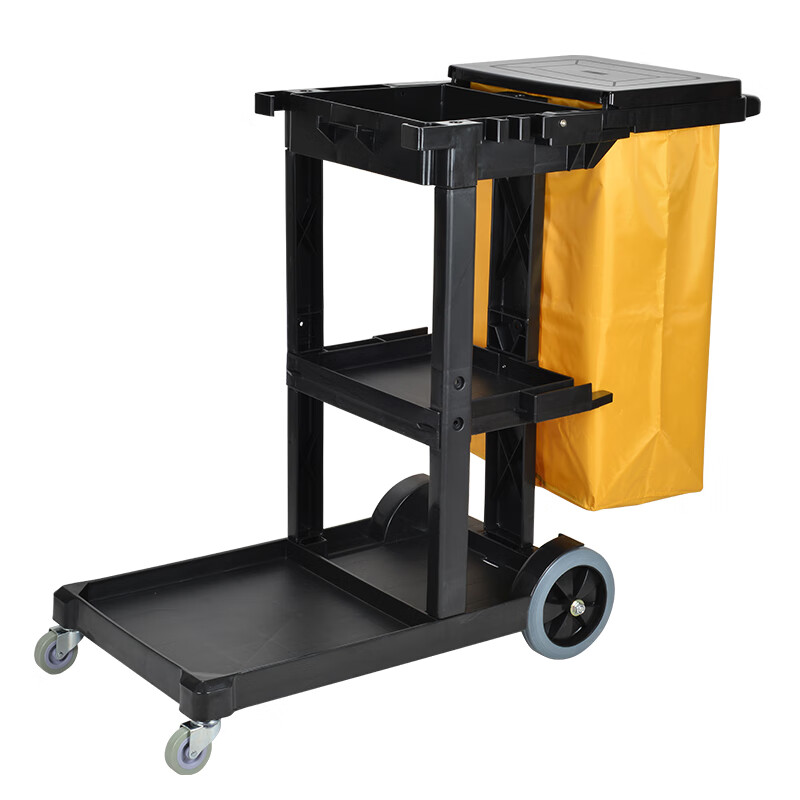 Wen Yijia Chaoyun cleaning cart multi-functional trolley cleaning cart hotel linen cart hotel room service cart tools Chaobao brand uncovered D-10A thickened version