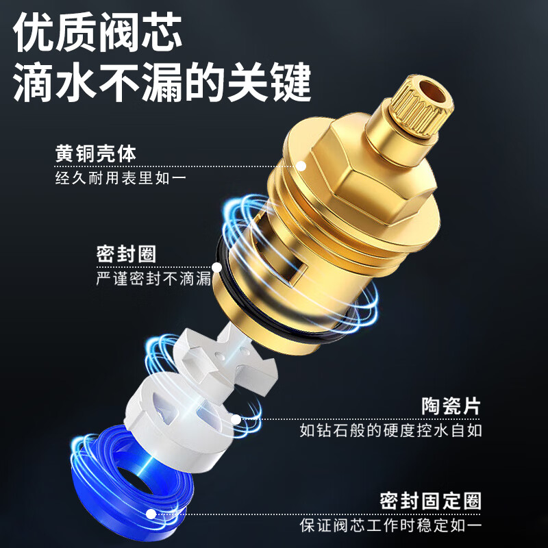 KEGOO in-wall kitchen faucet rotatable single-cool bathroom balcony laundry pool sink faucet K220803