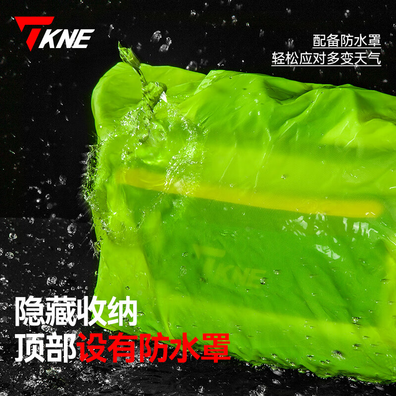 TKNE motorcycle waist bag riding waterproof motorcycle storage diagonal chest bag large capacity rider equipment white