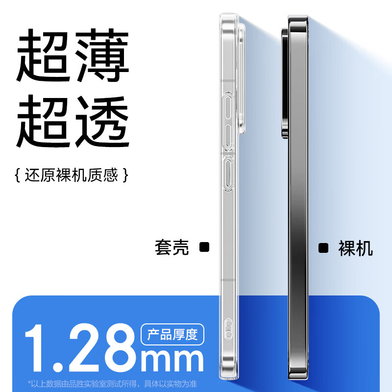 Pinsheng suitable for Xiaomi 15 mobile phone case xiaomi15 protective cover simple ultra-thin anti-fall transparent all-inclusive TPU anti-fingerprint soft shell for men and women transparent