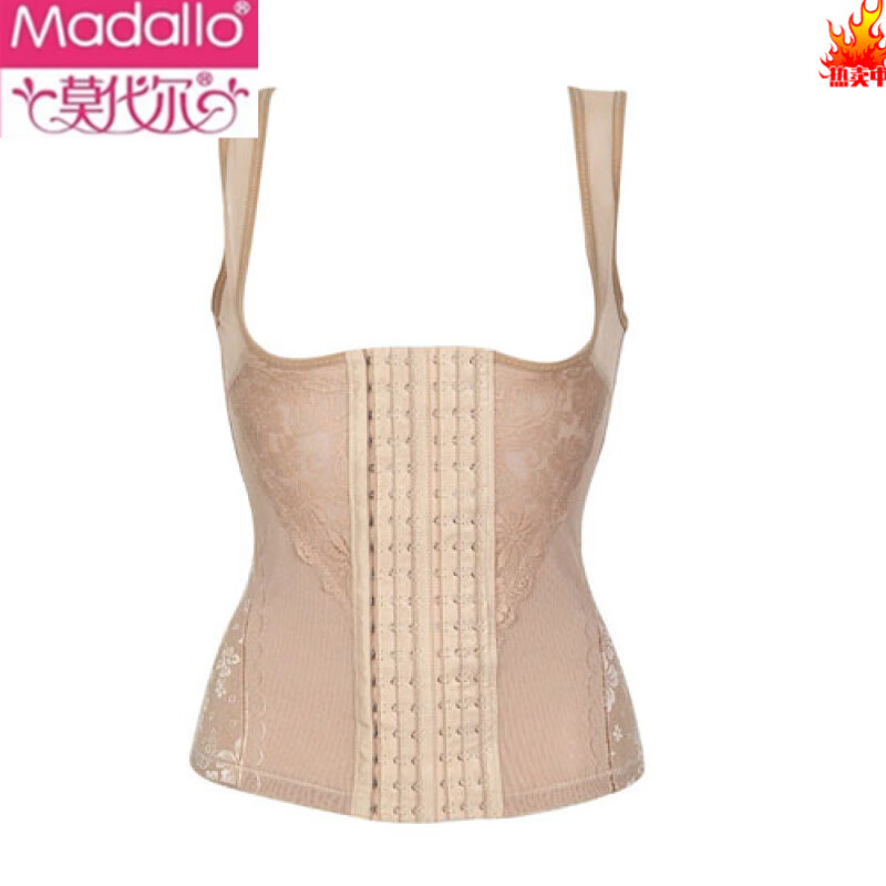 Modal Breathable Women's Tummy Control Shaping Garment Six-Breasted Large Size Waist Shaping Vest Underwear Waist Support Postpartum Body Shaping Top Black S (70-90)