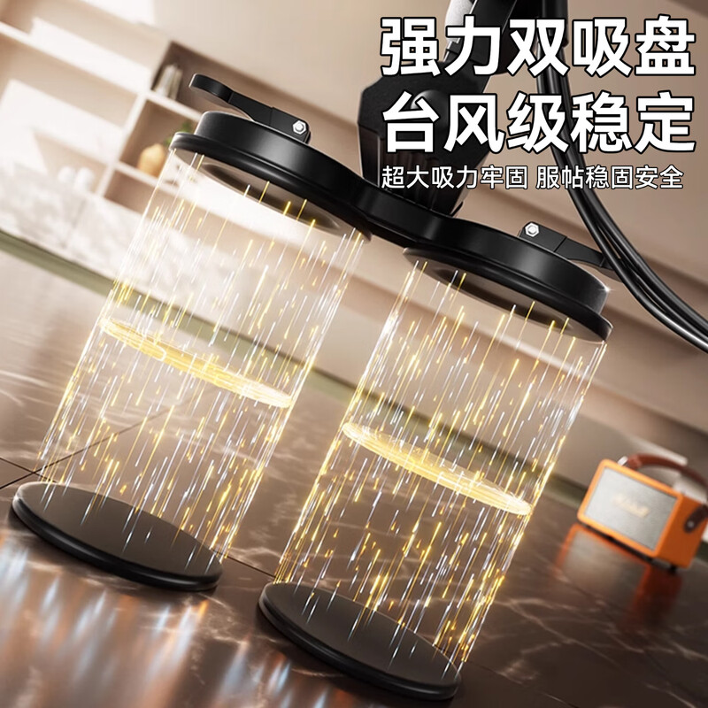 Pavov sit-up assistive device fitness equipment home suction cup abdominal abdominal muscle training for men and women supine board advanced model - drawstring double suction cup / three-speed adjustment / black