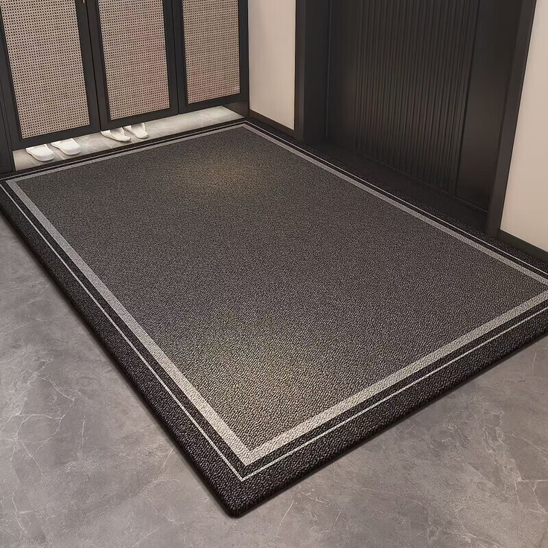 Foyer floor mat, high-end simple entrance door, dirt-resistant and dust-repellent, entrance door mat, thickened entrance mat, non-slip door mat, enjoy life 120cM*160Cm, easy to care for