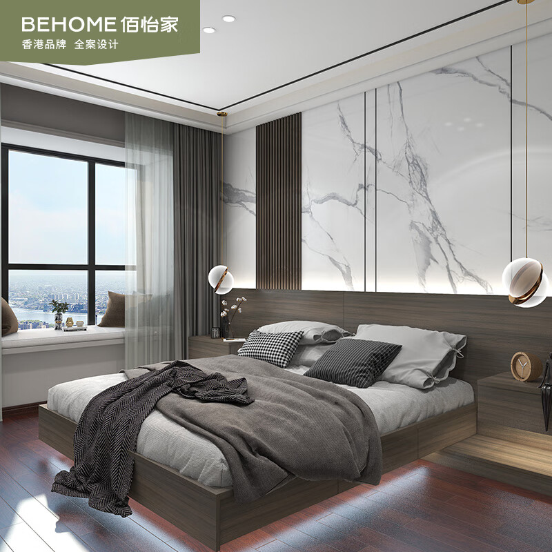 Baiyijia whole house customized modern simple bedroom wardrobe guest dining room cabinet whole house package