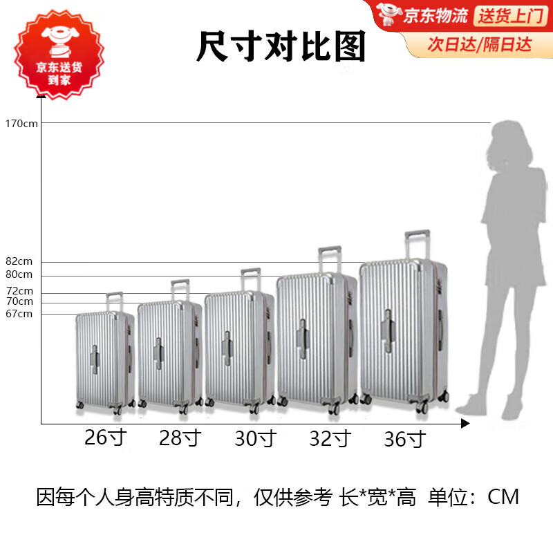 Kangaroo (KANGAROO) large size suitcase men's large capacity student suitcase shock-absorbing universal wheel password box women's trolley suitcase off-white upgraded thickened version 28 inches recommended by students