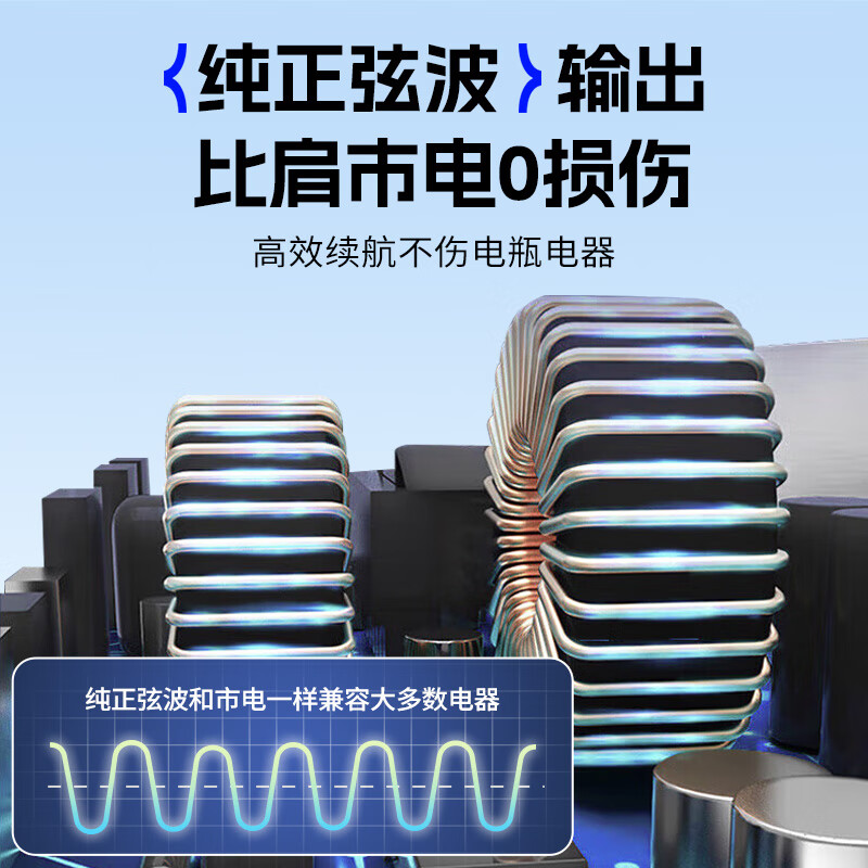 Zhunhang vehicle-mounted inverter 12v to 220v pure sine wave truck high-power electric vehicle tricycle stall 3000W