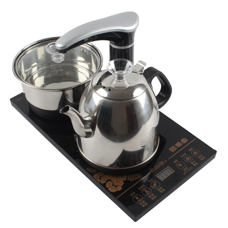 Electric kettle, electric tea stove, fully automatic water supply, kettle set, pumping water, electric kettle, tea making accessories, 1ml Mingxia gold automatic kettle - single pot Yiyuantang universal