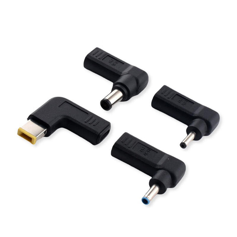 USB-C to square port with pin DC converter TYPEC laptop power conversion connector TYPE-C female to 7.4*5.0mm suitable for Dell