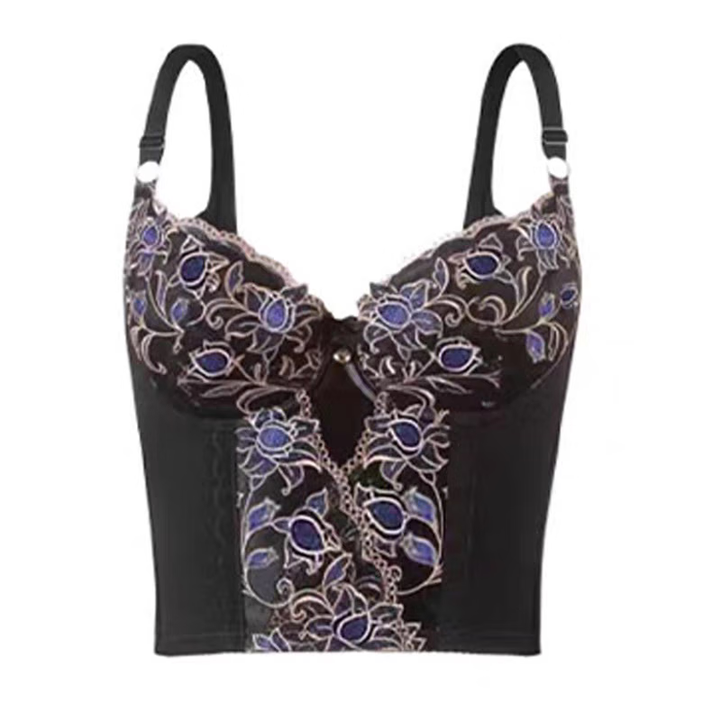 Duyini Body Manager genuine offline same style body sculpting mold orthopedic body-shaping corset three-piece set black three-piece set (long bra + waist clip + trousers) 6XL 122 size (155-165 catties)