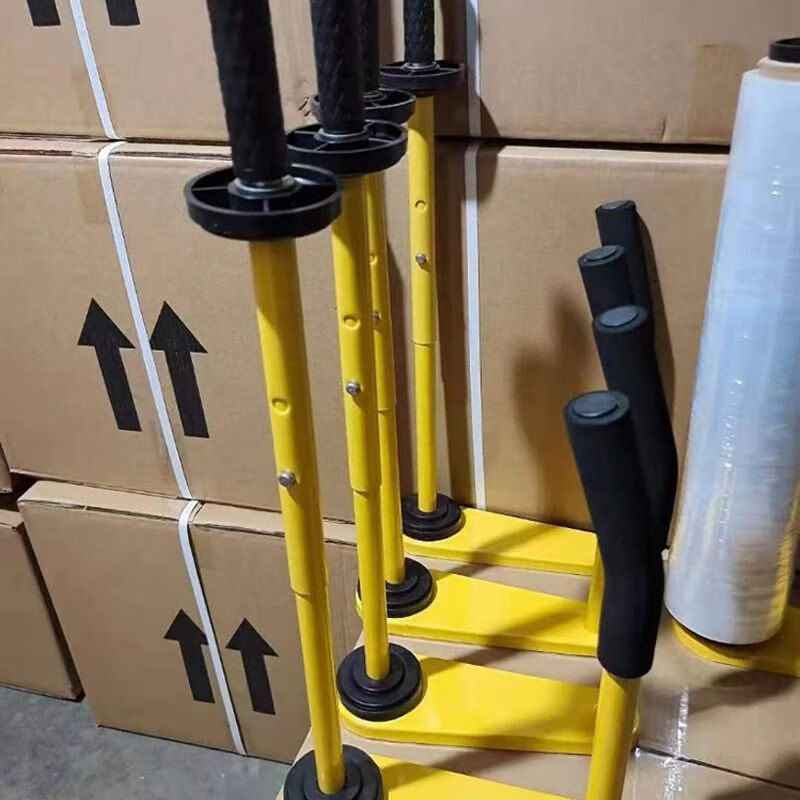 Stretch film handle thickened manual film wrapper hand-held film wrapper hand guard special stretch film tool thickened and durable type-yellow