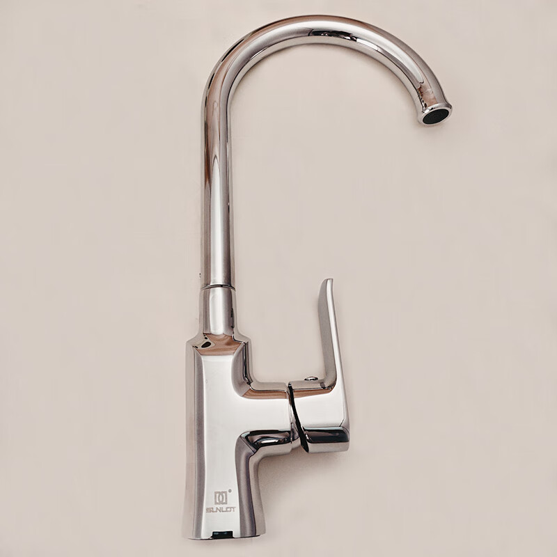 Shenluda full copper body kitchen faucet sink basin hot and cold faucet 360 rotatable sink faucet 14125A electroplating