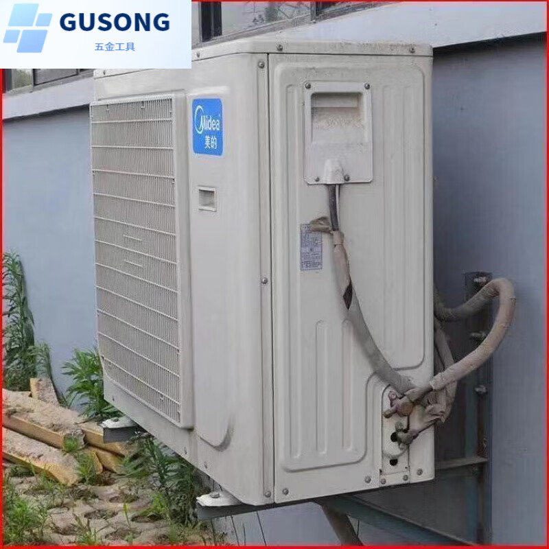 FANCYCHIC thickened cross arm bracket 304 stainless steel air conditioner outdoor unit bracket universal 1-1.5P/2P/3P/5P outdoor shelf 1-1.5 HP luxury version stainless steel complete set with screws