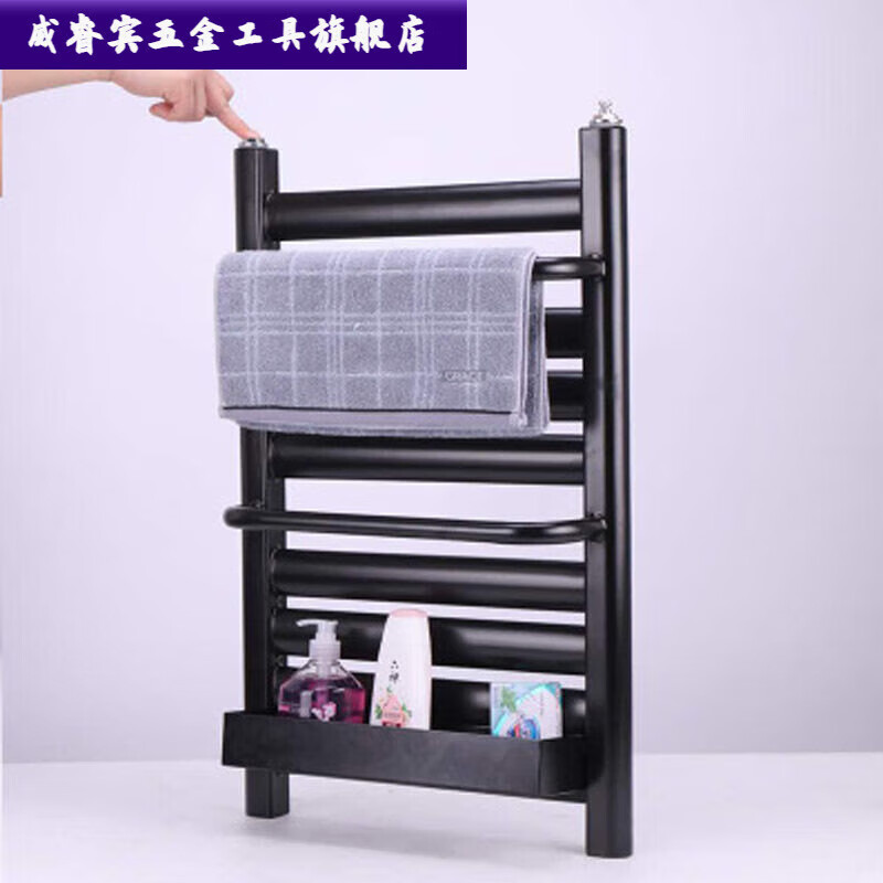 Kaogai bathroom small basket radiator household copper-aluminum composite wall-mounted towel rack bathroom central heating radiator steel 7+4 towel rack pole height 60 0mm