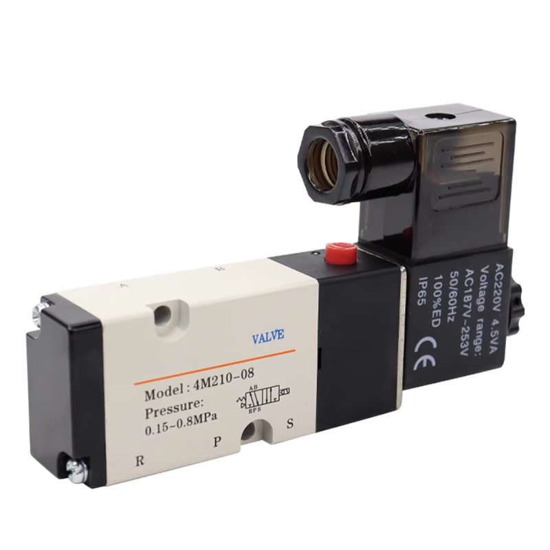 Airtac solenoid reversing valve AC220V 4M210-08 unit