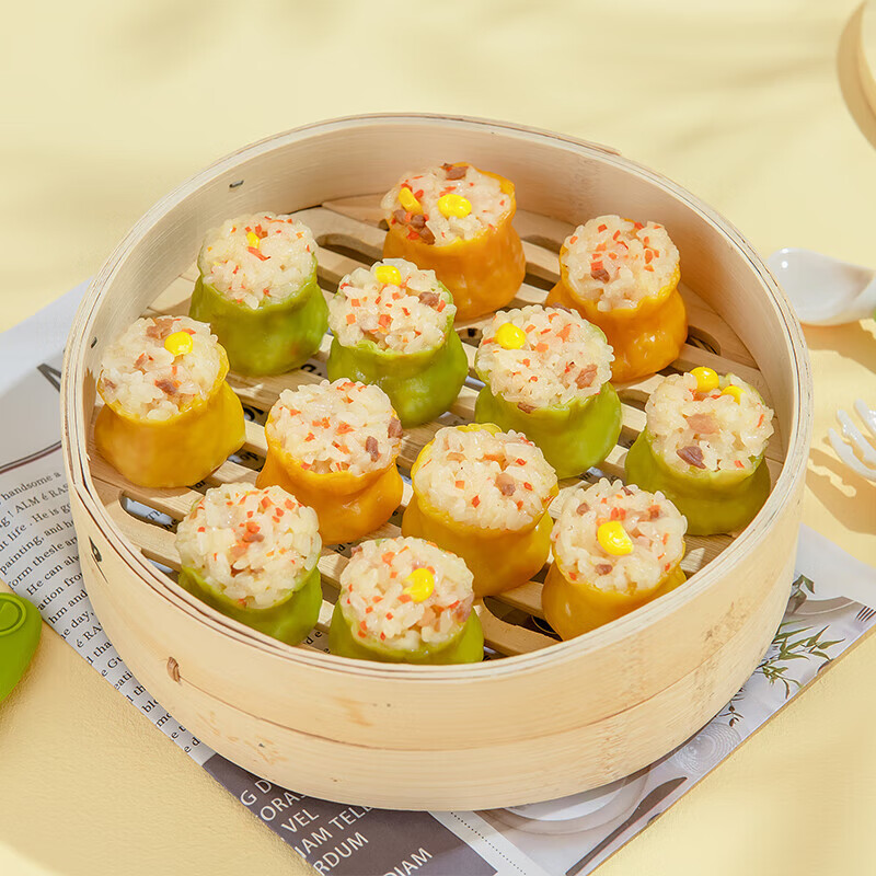 Jiuzhou Fengyuan organic children's small siomai 270g quick-frozen children's breakfast food semi-finished siomai baby breakfast pastry