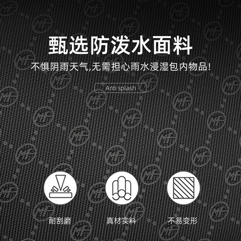 Mark Huafei high-end light luxury backpack men's large capacity 16-inch computer bag college student bag men's business travel backpack