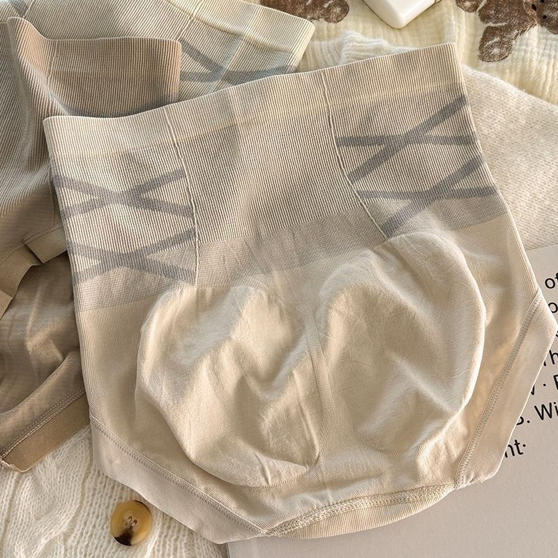 2025 New High Waist Tummy Control Panties Women's Antibacterial Black Bandage Tightening Belly C-section Shaping Seamless Butt Lifting Shorts Flesh Color-679X Bandage One Size Suitable for 80-140 Jin