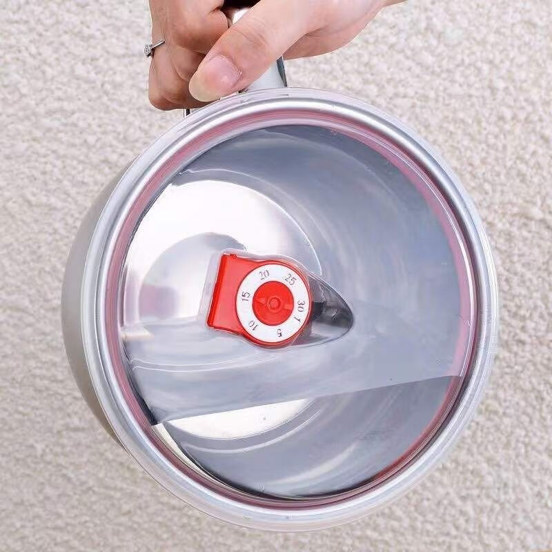 LNGA LANDGRE Germany imported quality stainless steel instant noodle bowl with lid soup bowl student lunch box canteen rice bowl fast food instant noodles 1.5L extra thick double base + chopsticks spoon + thermal bag