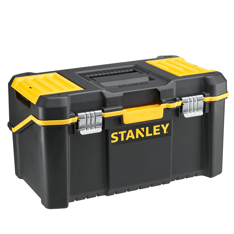 STANLEY tool box storage box hardware household parts storage box multi-functional suitcase screwdriver tool storage box 19-inch tipping folding tool box STST83397-1-23