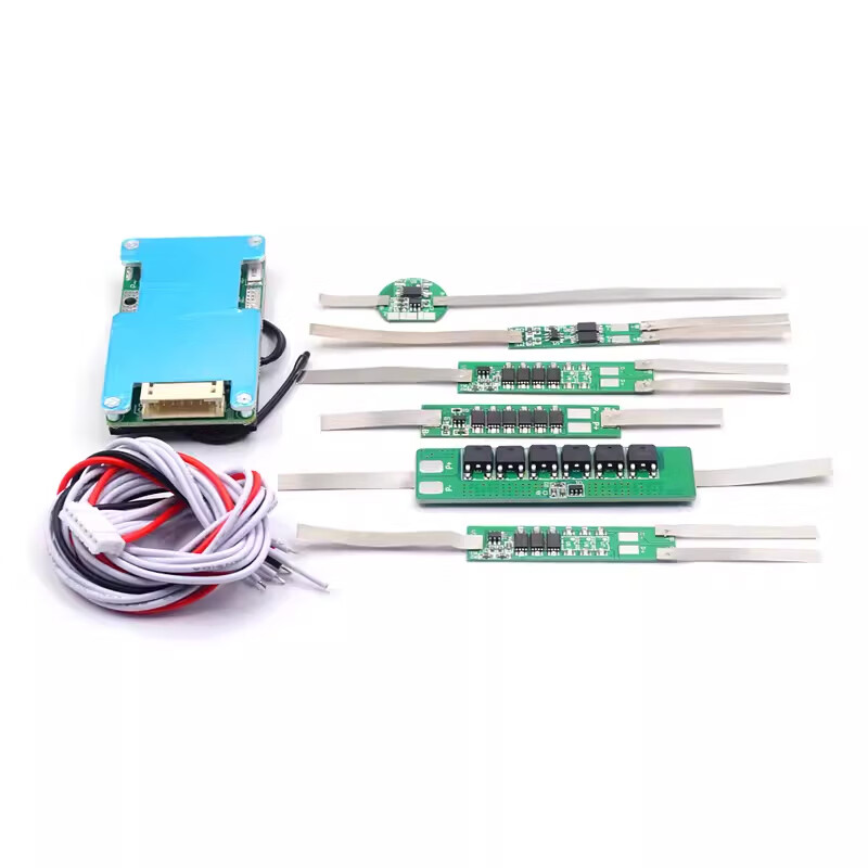 Dafuri 18650 32650 lithium battery overcharge overdischarge short circuit charging module protection board 1/2/4 string 3.2/3.7V 32650 cylindrical 3.2V iron lithium battery 3 MOS protection boards