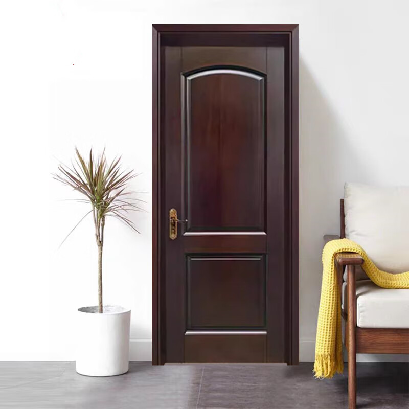 Thai oak door bedroom door painted door sliding door room door interior door solid wood door walnut log door custom rubber wood solid wood painted door 1