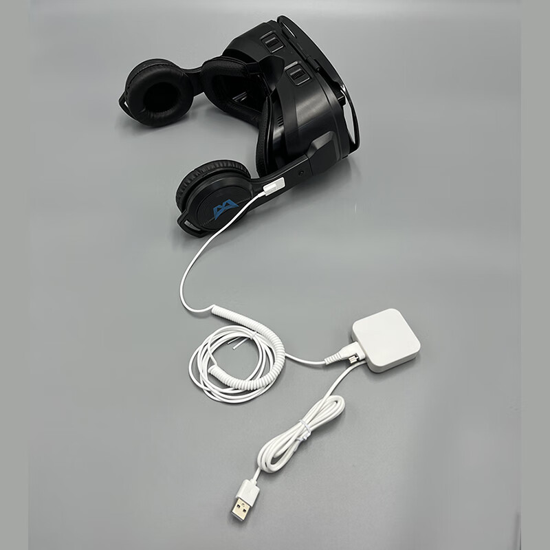 Zhitiao Smart VR Glasses Anti-Theft Chain AR Display MR Anti-Lost Rope Alarm Drone PICO4Ultar Electronic Game All-in-One Remote Control Drag Two with Anti-theft Device + Cable (Connection Style Remarks when Ordering)