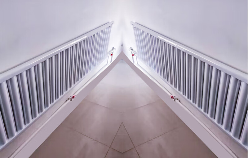 Wen Yijia customized radiator carbon steel thickened household heat dissipation good large water channel water heating radiator anti-corrosion wall-mounted furnace coal mining carbon steel 8 columns long 0.69 meters high 54 cm