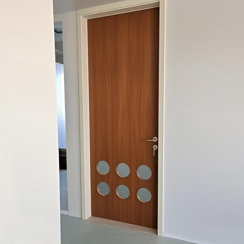 Hangzhou medieval style wooden door interior door solid wood composite painted door bedroom concierge door set door room door teak 1