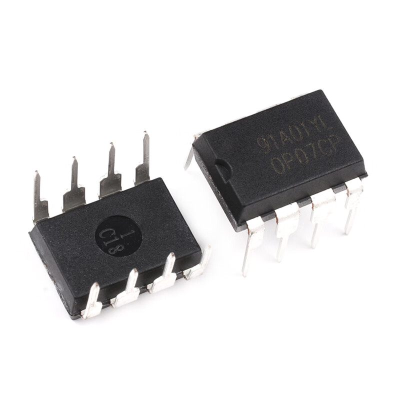 Zejie direct plug OP07 OP07CP low noise operational amplifier DIP8 operational amplifier IC chip SOP-8 UMW/Friendly station OP07CDR SOP-8 (5 pieces)