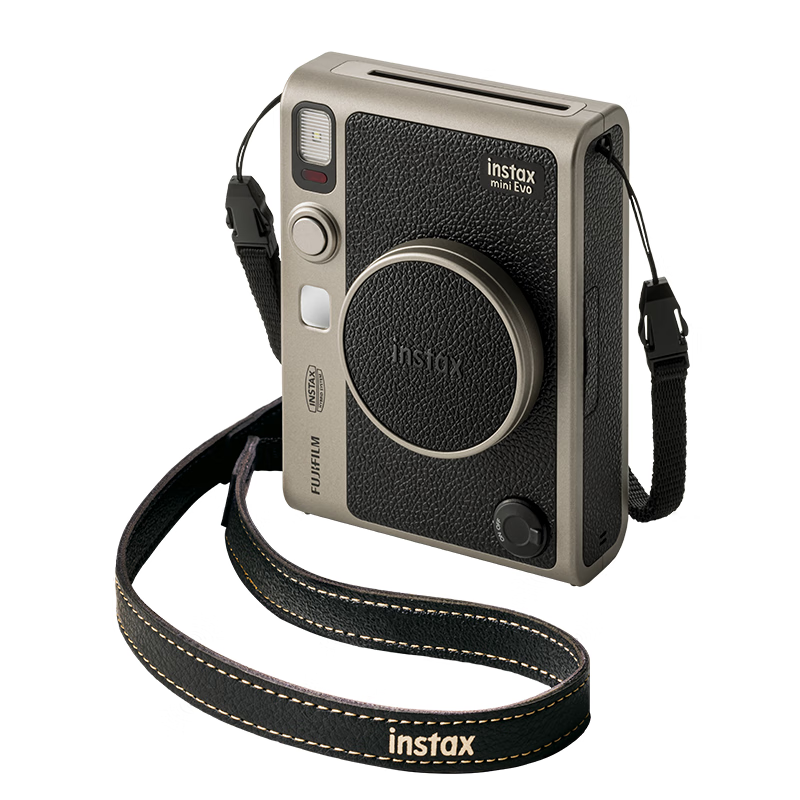 Fuji (FUJIFILM) instant mini12 mini90 camera, one-shot image, one-shot portable trial shooting camera EVO 90th anniversary limited titanium gold (in stock) official standard + 20 pieces of photo paper