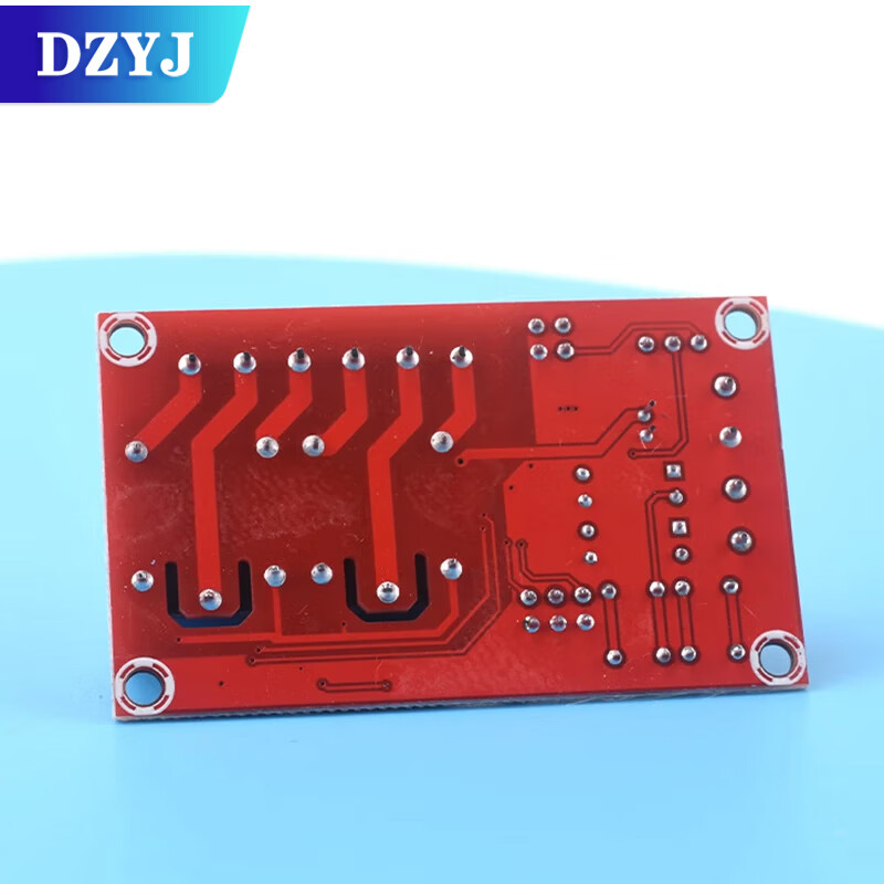 2-way button self-locking interlocking three-select one relay module high and low level trigger with switch light 5V12V24V 2-way 24V relay self-locking/interlocking/jogging optional