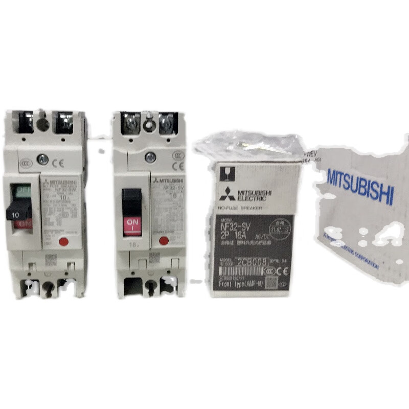 Mitsubishi MCCB plastic case circuit breaker NF63-CW CV 2p 3p 60504032A 32A 3P