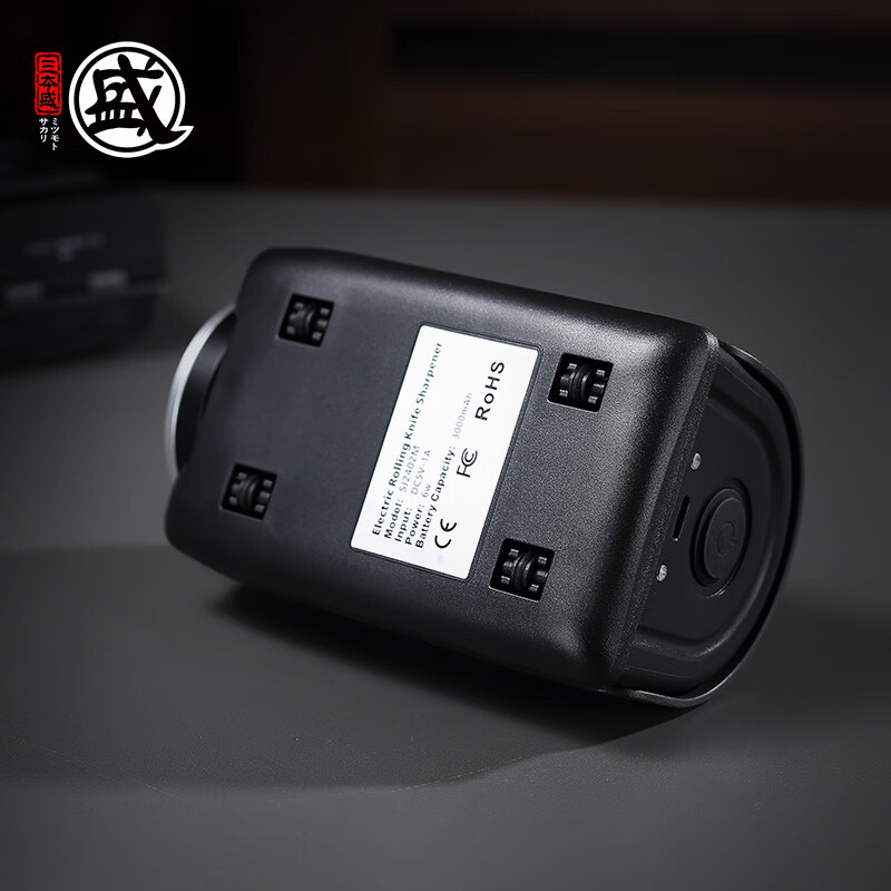 Sanbonsheng Electric Knife Sharpener Fully Automatic Household Kitchen Knife Sharpening Stone Imported from Japan Quick Sharpening Artifact Rolling Electric Knife Sharpener 5-piece Rough and Fine Grinding