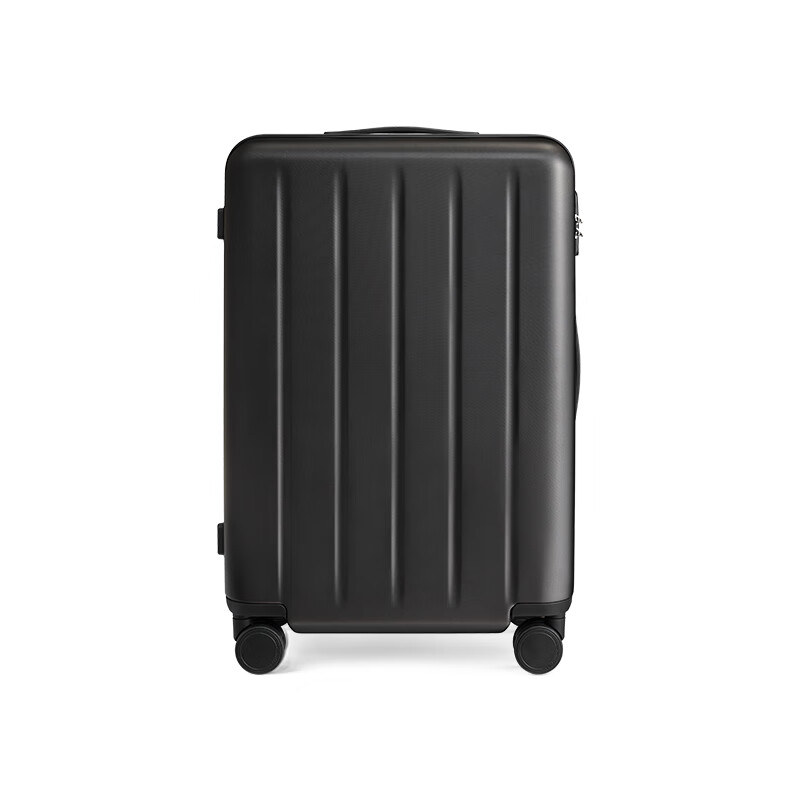 90 points suitcase 24-inch business trolley case large capacity suitcase password box checked box Danube black