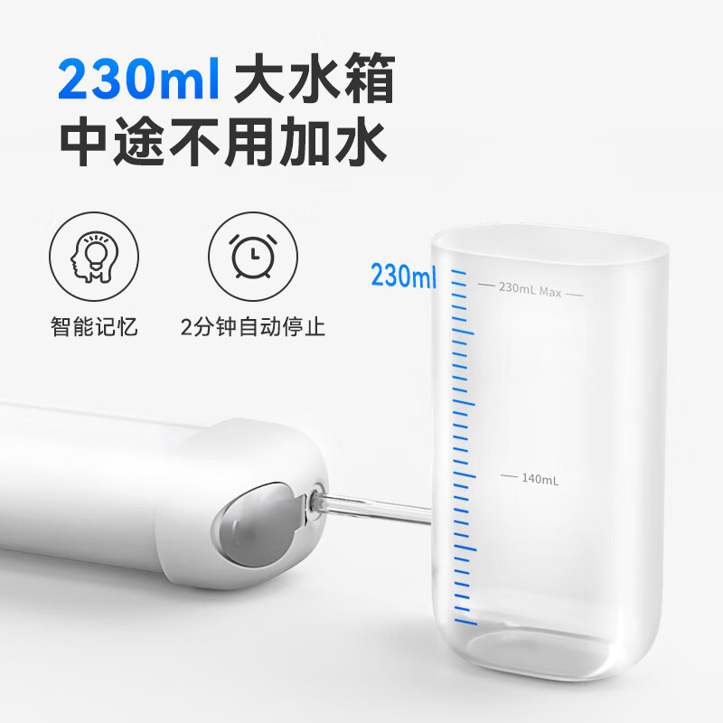 Made in Tokyo, professional pull-out dental flusher, portable blue 4-nozzle storage box, tooth cleaner, water flosser, tooth irrigator, orthodontic tool to prevent dental calculus, birthday gift, new year gift