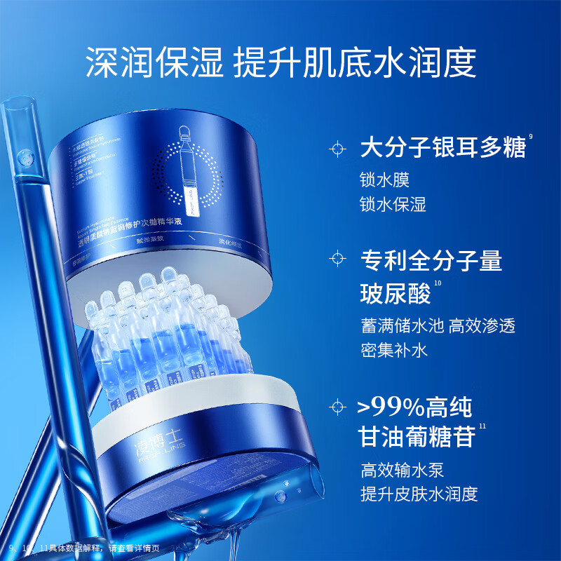 Dr. Ling Member Trial Blue Copper/Collagen Secondary Polishing Essence 5 bottles (new and old packaging randomly distributed)