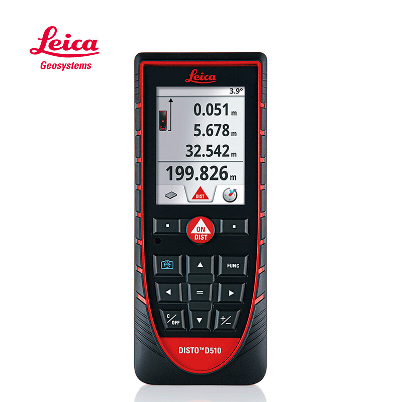Leica D510 laser rangefinder high-precision 200 meters outdoor infrared electronic ruler Bluetooth measurement room Leica height measurement D510 standard (outdoor model 200 meters with Bluetooth)