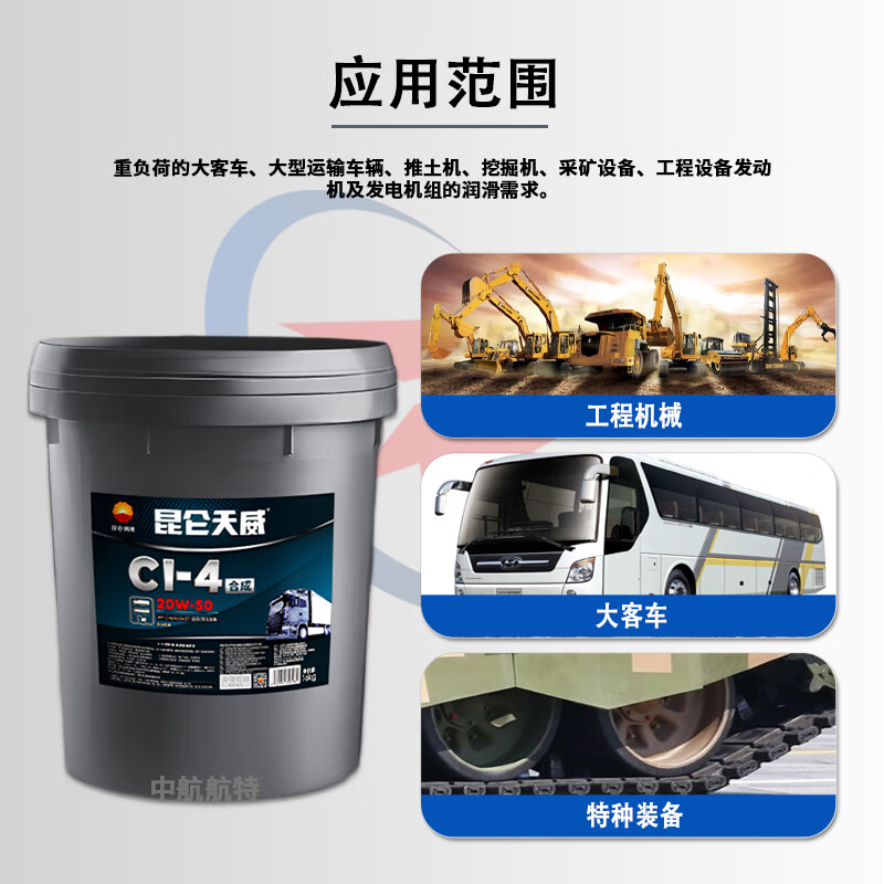 KunLun CI-4 20w-50 synthetic diesel engine oil Tianwei 16kg/18L