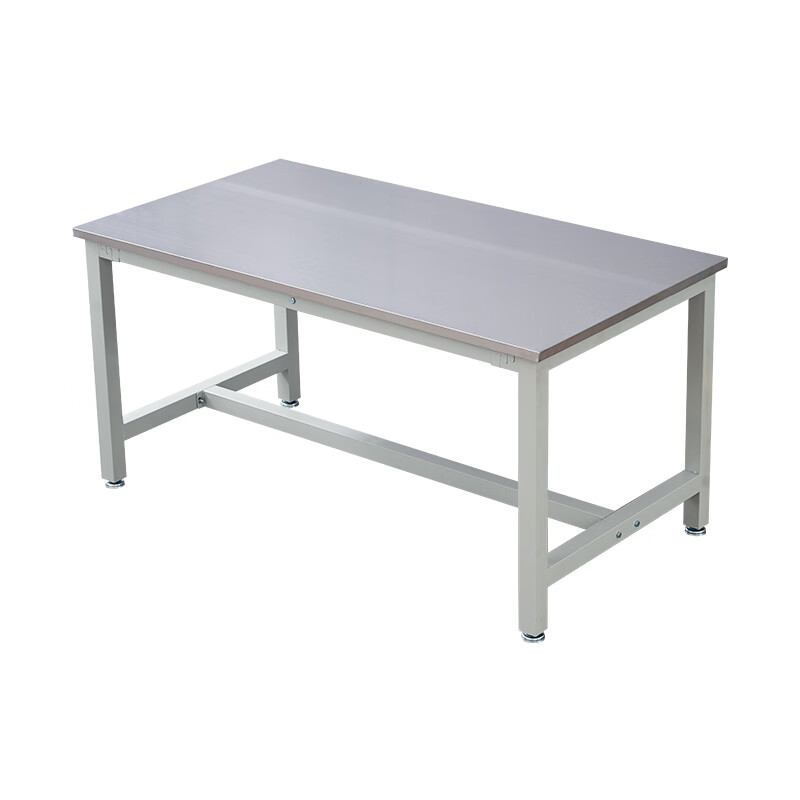 Kegang stainless steel workbench operating table packing table dust-free workshop desk waterproof anti-rust high temperature resistant operating table school laboratory acid and alkali resistant corrosion resistant instrument test bench can be customized Stainless steel desktop 150*60*75 load-bearing 300kg