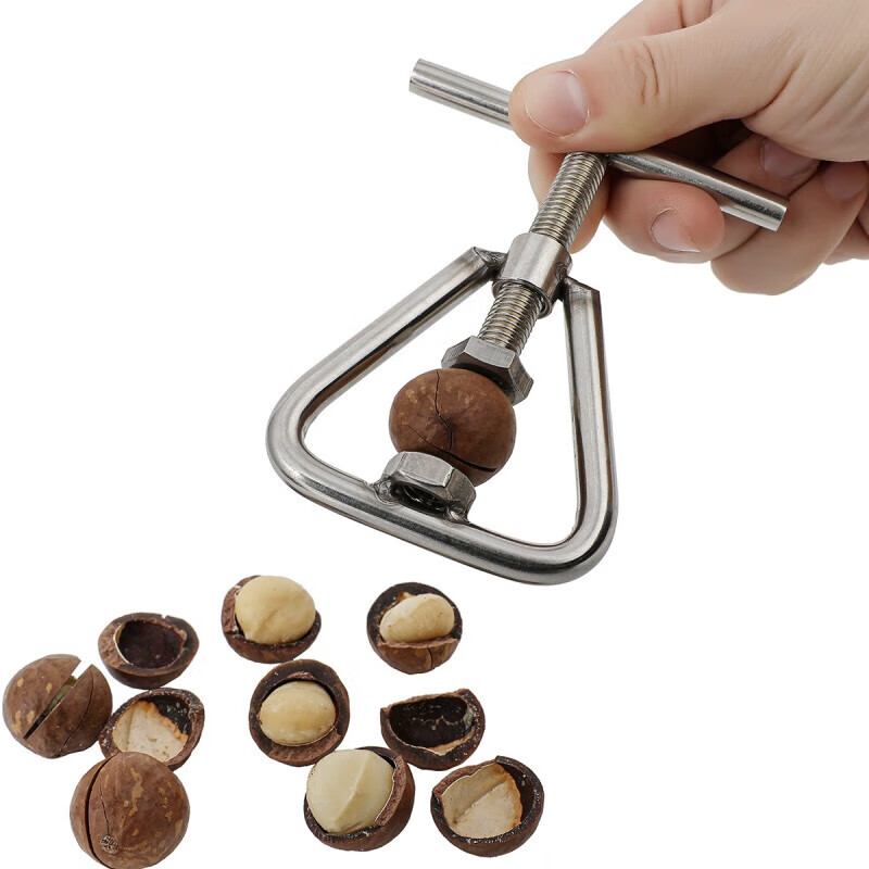 Nut opening tool walnut almond macadamia nut shell opener fruit opener stainless steel nut clamp tool stainless steel tightening size opener