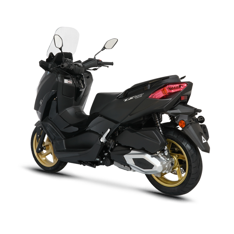 Tianying TX250E Deluxe Edition Fuel Scooter Long-distance Motorcycle Travel Luxurious and Comfortable Matt Black 25 Models 12 Interest-Free Periods