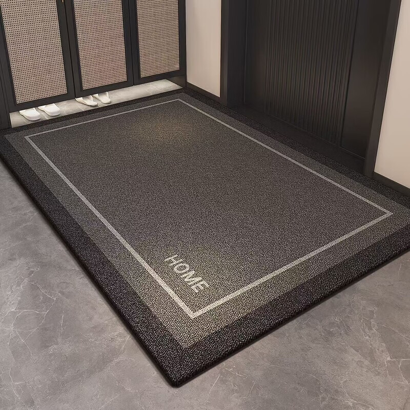 Foyer floor mat, high-end simple entrance door, dirt-resistant and dust-repellent, entrance door mat, thickened entrance mat, non-slip door mat, enjoy life 120cM*160Cm, easy to care for