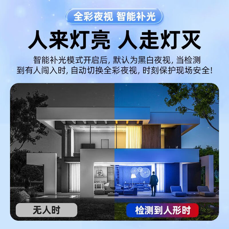 Hikvision (HIKVISION) Hikvision surveillance camera poe network mobile phone remote outdoor high-definition store home kit camera customer plan silent shooting without 1080p4mm