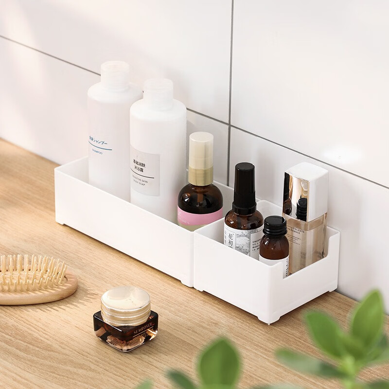 Guangde Creative Student Desktop Stationery Storage Desktop Drawer Separated Storage Box Plastic Organizing Box Storage Box - Small Size