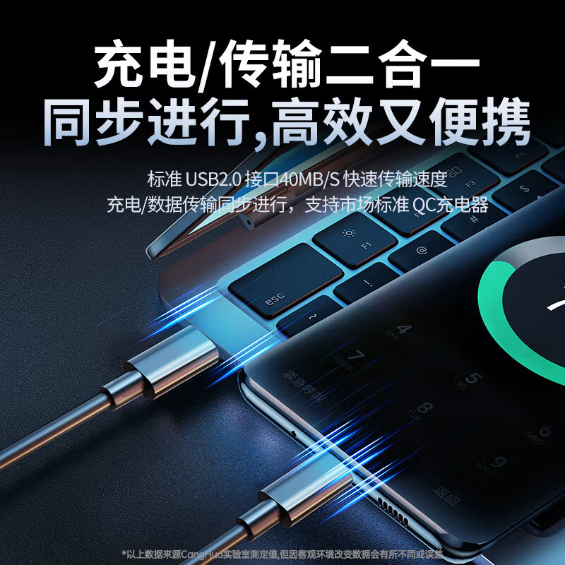 CangHua is suitable for Samsung data cable double-ended Type-C 3A charging cable super fast charging S25+/S25 Ultra/S24/23/W25/Flip/Z Fold6/C55 1.5 meters