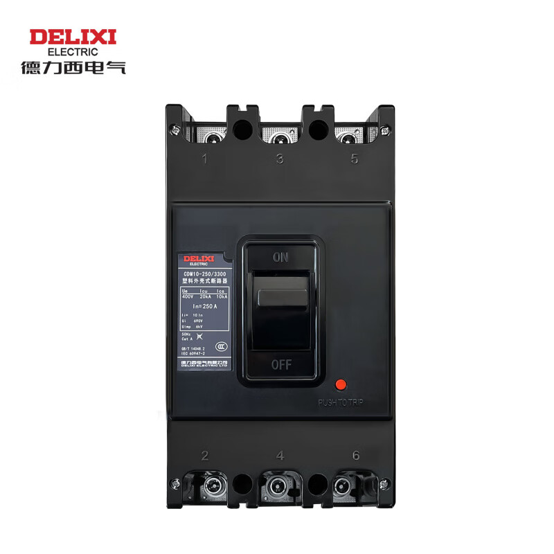 Delixi plastic case circuit breaker/3300 overload short circuit air switch NM10 DZ10 150A 3P