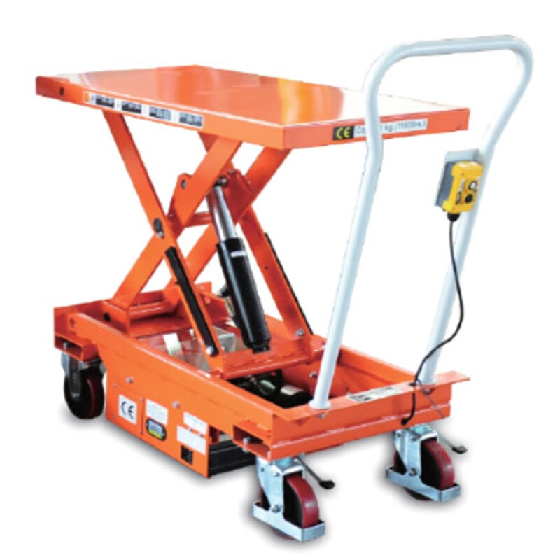 Axis Scissor Lift Platform 1T Fixed Lift Electric Hydraulic Automatic Lift Platform Mobile Loading and Unloading Platform Truck HW2004