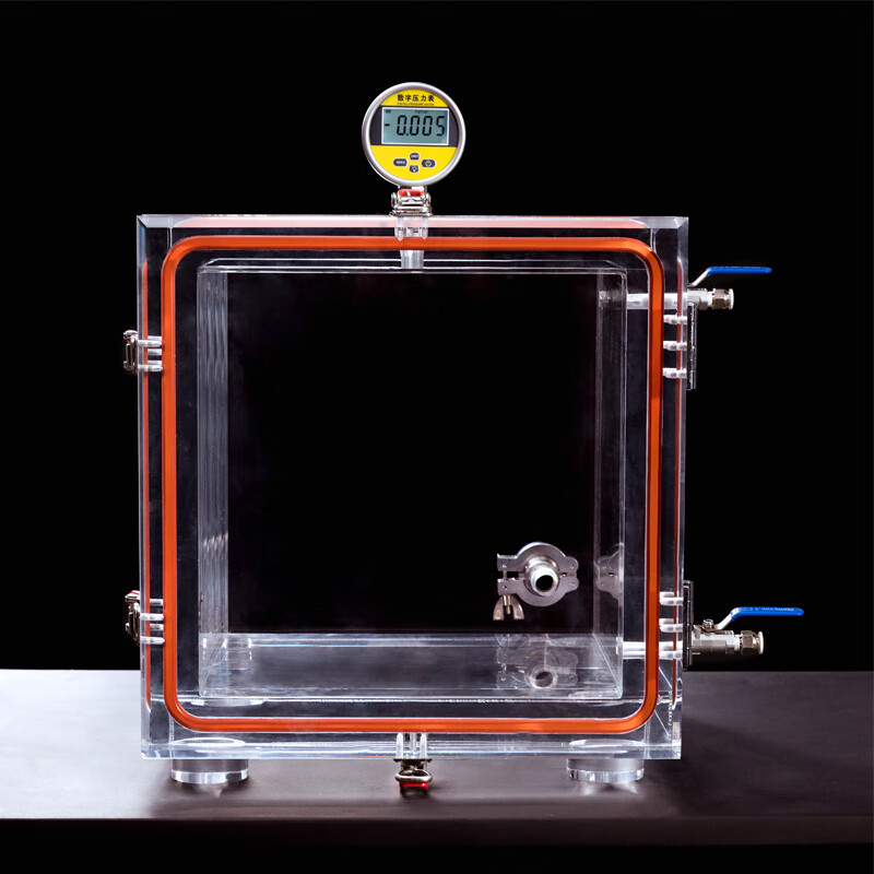 XMSJ acrylic vacuum box negative pressure sealed container industrial glue vacuum tank laboratory defoaming defoaming box acrylic vacuum box YGV800