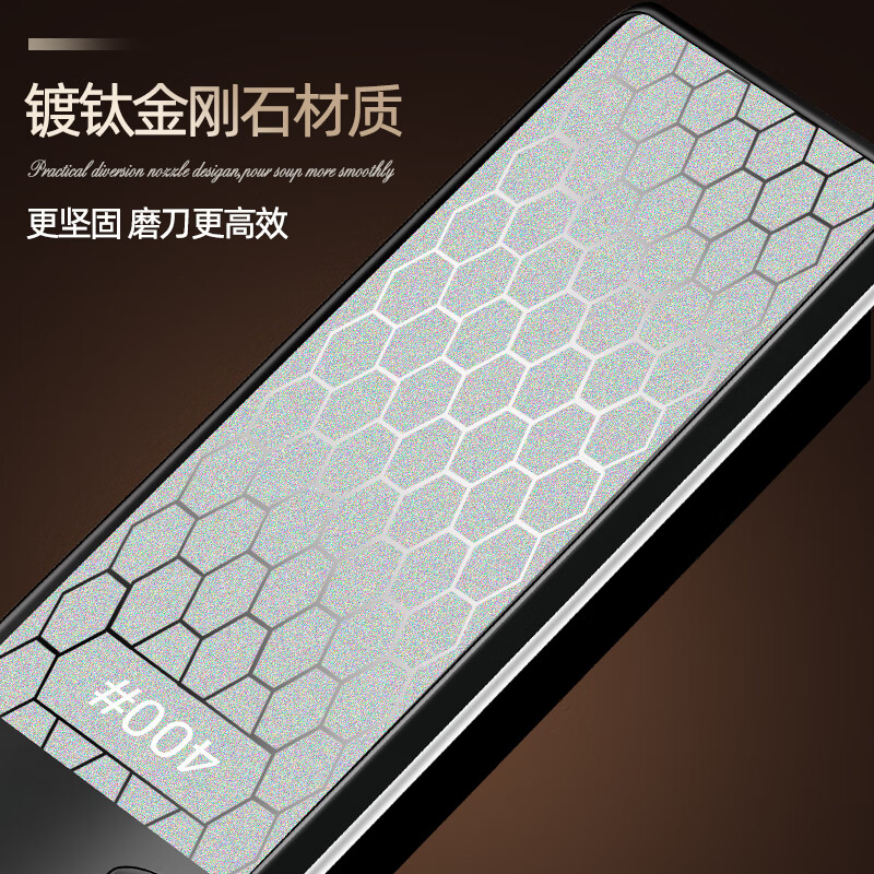 AILUKI Japanese knife sharpener multifunctional emery whetstone household kitchen knife sharpening tool fast double-sided knife sharpener high-end multifunctional knife sharpener