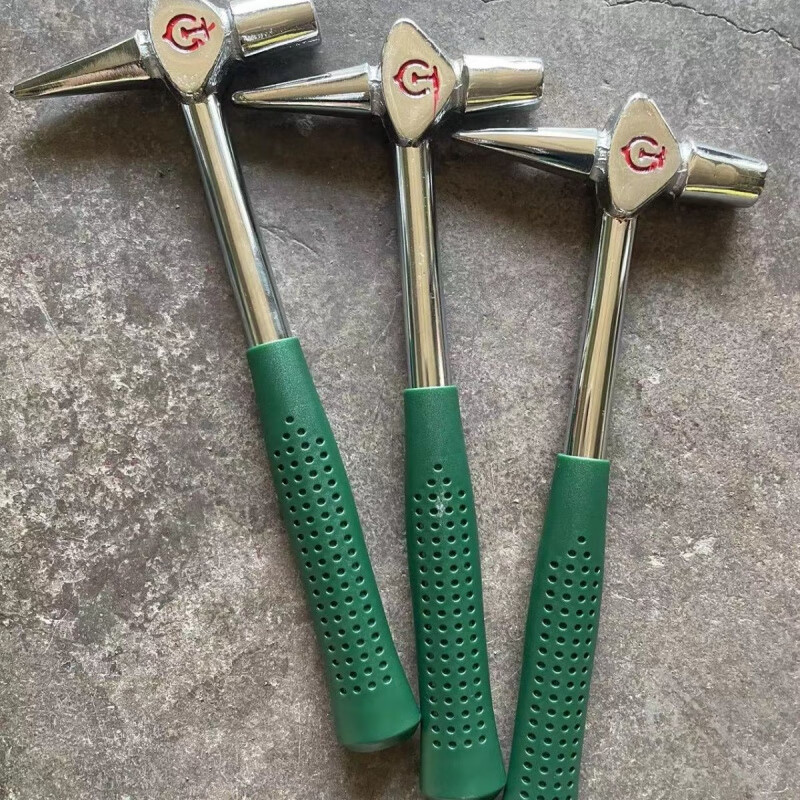 Vinoa hammer head floating fire hardness high mini inspection hammer vehicle-mounted thickened railway inspection hammer small multi-functional inspection hammer (small size 24 long) vehicle inspection hammer